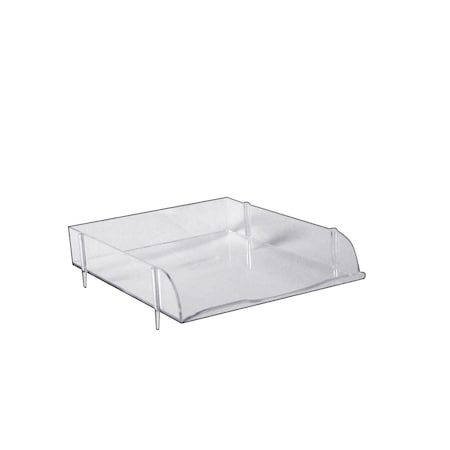 Azar Displays Stacking Letter Tray, PK4 255010